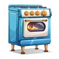 blue-oven-with-oven-front-oven-has-fire-inside_487986-47303